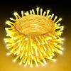 VEVOR LED Christmas String Lights, 200 LED, 76 ft Connectable Warm White Christmas Lights Outdoor, with 8 Modes, Auto Timer