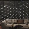 LED Net Light Cool White, Green PVC 9.8'x 6.6' Water-Resistant