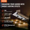VEVOR LED Landscape Illumination, 6.8'' Wall Retention Lighting, 3W 12V-24V AC/DC Energy-Efficient Paver Illumination