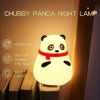 (IMB-VZD-VZ)1 LED Bunny/Fat Bear/Stupid Bear/Chestnut Bear/Duck Night Light, Cute Rainbow light Changing Silicone Light, Pat Control