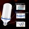 Purple LED Flame Light Bulbs - Flickering, Gravity Sensing, E26 Base, Holiday & Valentine Decoration (2Pack)