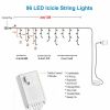 Curtain Icicle Lights Wedding Party LED Fairy Christmas Indoor Outdoor