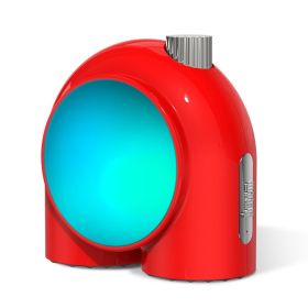 Decorative Mood Lamp with Programmable RGB LED Light Effects; Neon Light Atmosphere Bedside Lamp; Music Control (Color: Red, Ships From: China)