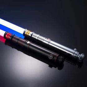 TXQSABER Smooth Swing Lightsaber Metal Hilt Heavy Dueling 12 Colors Changing Blaster Cosplay Bluetooth Laser Sword Kids Toys (Color: TSK-E11-B-BlackRed, version: Premium RGB)