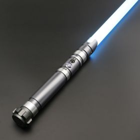 TXQSABER Force Heavy Dueling RGB / Neo Pixel Motion Control Lightsaber Infinite Colour Change Premium aluminium handle Jedi Sword Kids Toys (Color: TSK-E05-Gray, version: Premium RGB)