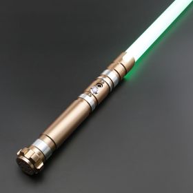 TXQSABER Force Heavy Dueling RGB / Neo Pixel Motion Control Lightsaber Infinite Colour Change Premium aluminium handle Jedi Sword Kids Toys (Color: TSK-E05-Gold, version: SN-pixel V4 Pro)