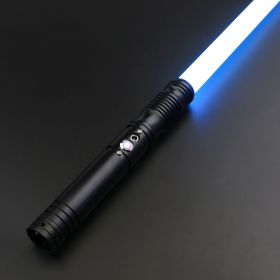TXQSABER Force Heavy Dueling RGB / Neo Pixel Motion Control Lightsaber Infinite Colour Change Premium aluminium handle Jedi Sword Kids Toys (Color: TSK-E06-Black, version: Premium RGB)