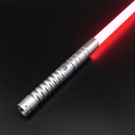 TXQSABER Lightsaber RGB/SN-Pixel Stars kids Laser Combat Heavy Dueling Jedi Saber Sword Blaster Luminous Toy Laser Cosplay (Color: TSK-E01-Gray, version: SN-pixel)
