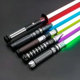 TXQSABER Heavy Dueling RGB / Neo Pixel Smooth Lightsaber Colors Changing Metal Hilt Lock up Blaster Laser Jedi Sword Kids Toys (Color: TSK-E31-Black, version: Premium RGB)