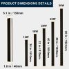 Exterior Wall Lights for House 2 Pack 60 Inch Long Strip Modern Outdoor Light Wall Fixture Sconce, Dimmable Outside Linear Exterior Lights
