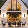 Exterior Wall Lights for House 2 Pack 60 Inch Long Strip Modern Outdoor Light Wall Fixture Sconce, Dimmable Outside Linear Exterior Lights
